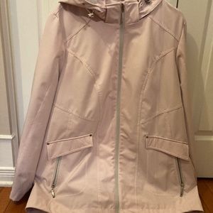 Woman’s Removable Hood Raincoat